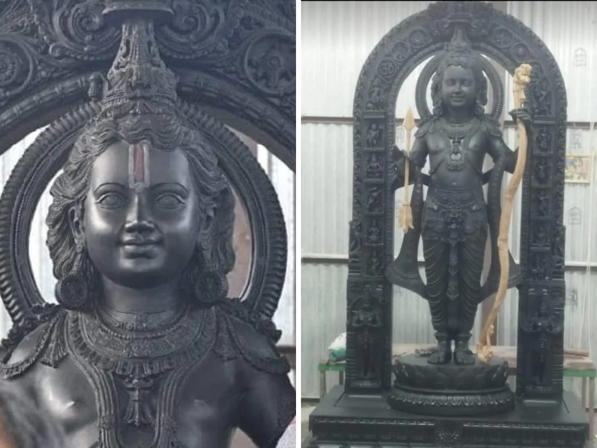 VIDEO: मनमोहक चेहरा, मस्तक पर तिलक…सामने आई रामलला की पहली तस्वीर; घर बैठे करें दर्शन